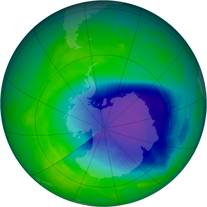 Ozone Map 1992-10-26